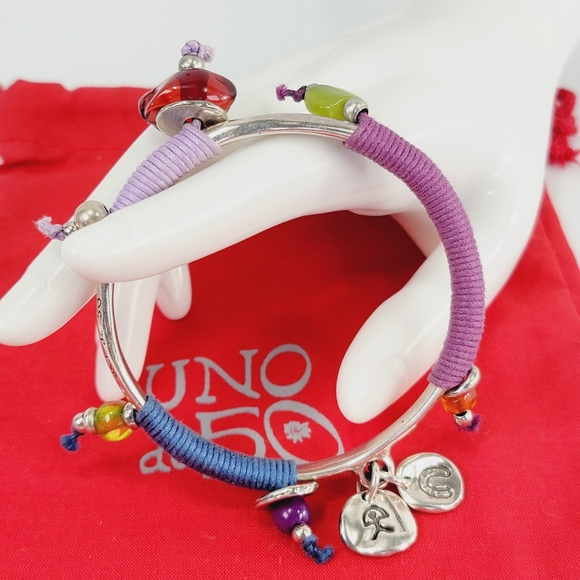 2012 Uno de 50 "La que abunda" Bangle Bracelet - Picture 10 of 12